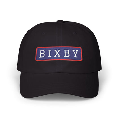 Bixby Spartans Embroidered Dad Hat, BIXBY Bar
