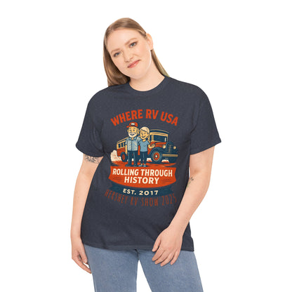 Where RV USA Rolling Through History Limited Edition Tee