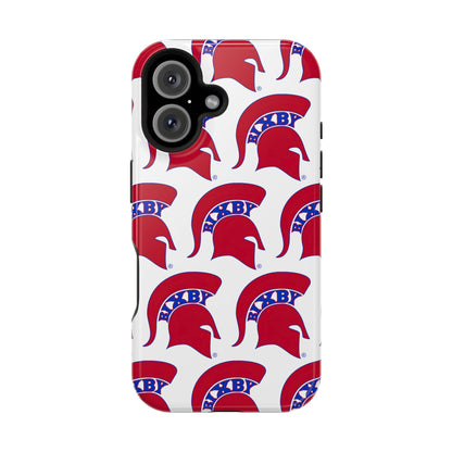 Bixby Spartan Red Logo Impact Resistant iPhone Case