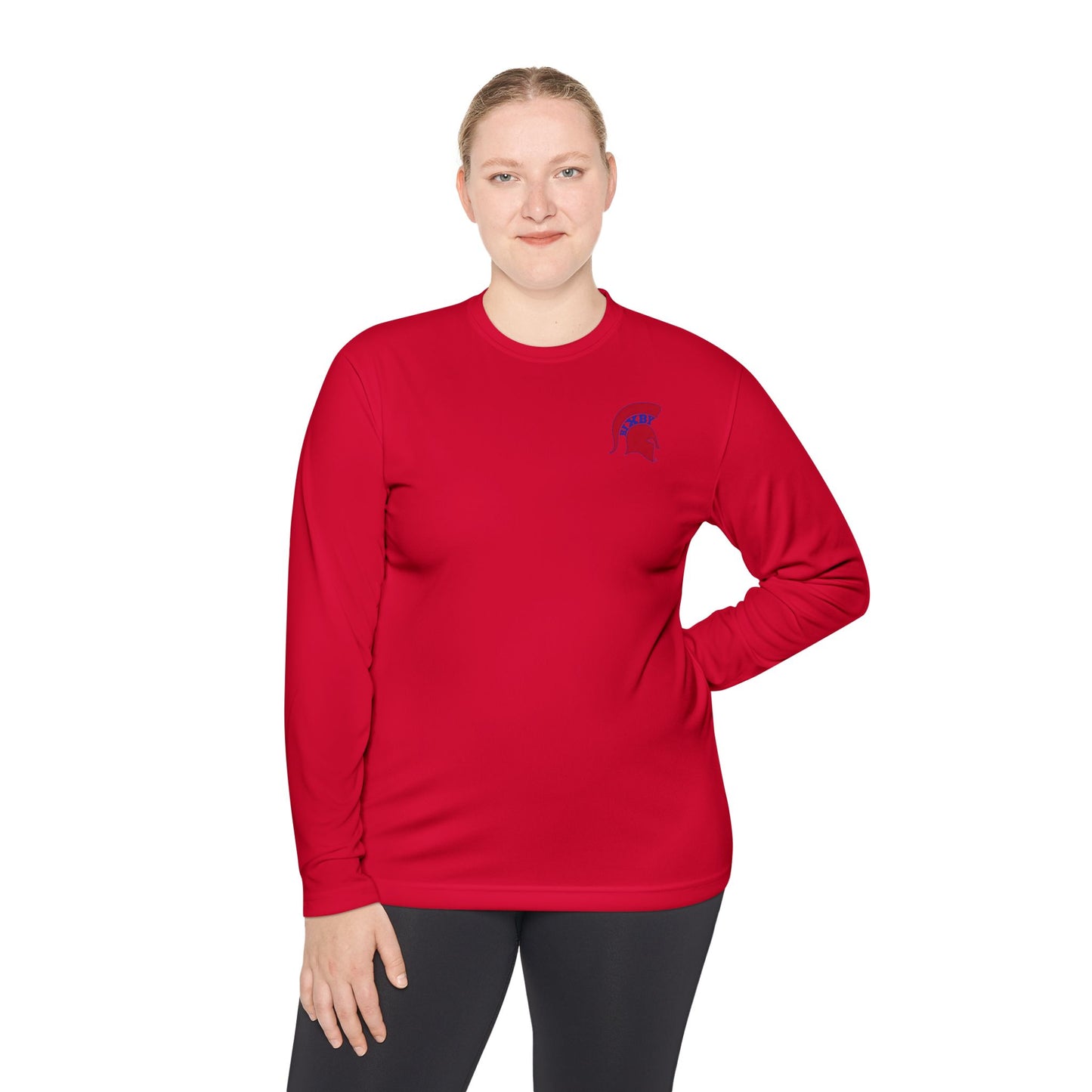 Spartan White Logo Long-Sleeve Sport-Tek Pullover