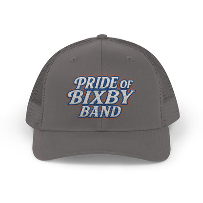 Pride of Bixby Band Embroidered Trucker Snapback