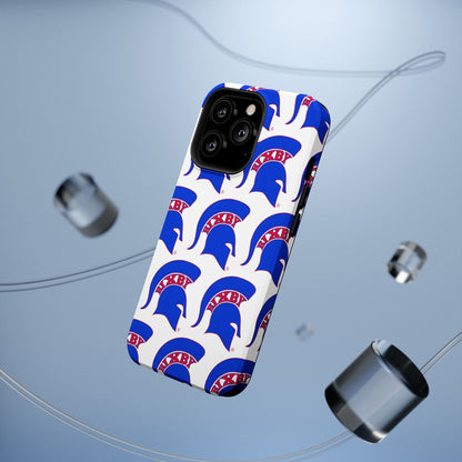 Bixby Spartan Blue Logo Impact Resistant iPhone Case