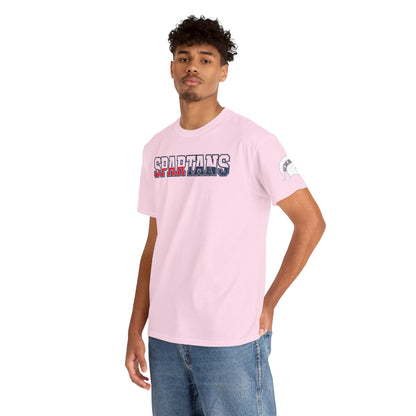 Bixby Spartans Athletic Letter Chest And Left Sleeve Tee