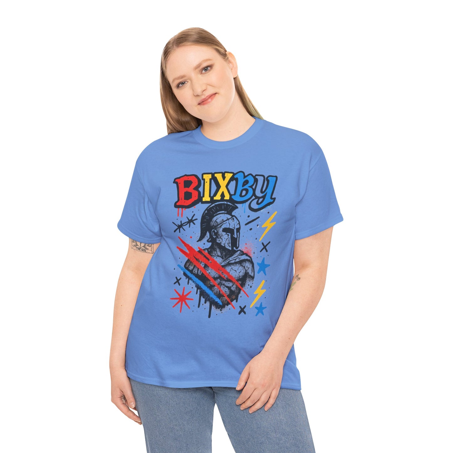 Bixby Spartan Graffiti Chaos Gildan Tee