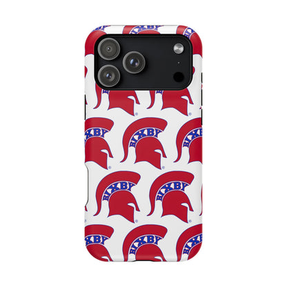 Bixby Spartan Red Logo Impact Resistant iPhone Case
