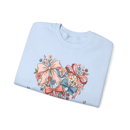 Spartans Have My Heart Floral Gildan Sweatshirt