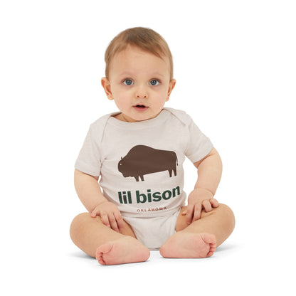 lil bison Oklahoma Baby Bodysuit
