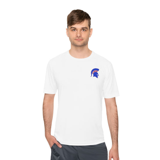 Spartan Blue Logo Adult Sport-Tek Tee