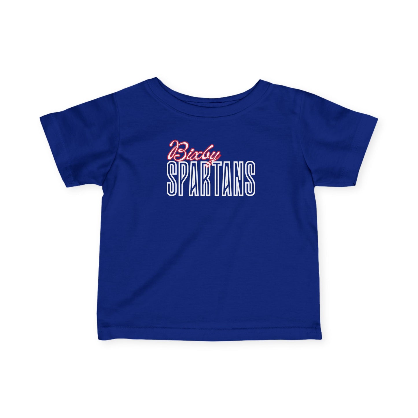 Bixby Spartans Cursive Infant Tee