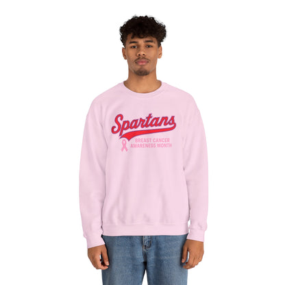 Spartans Breast Cancer Awareness Gildan Sweatshirt