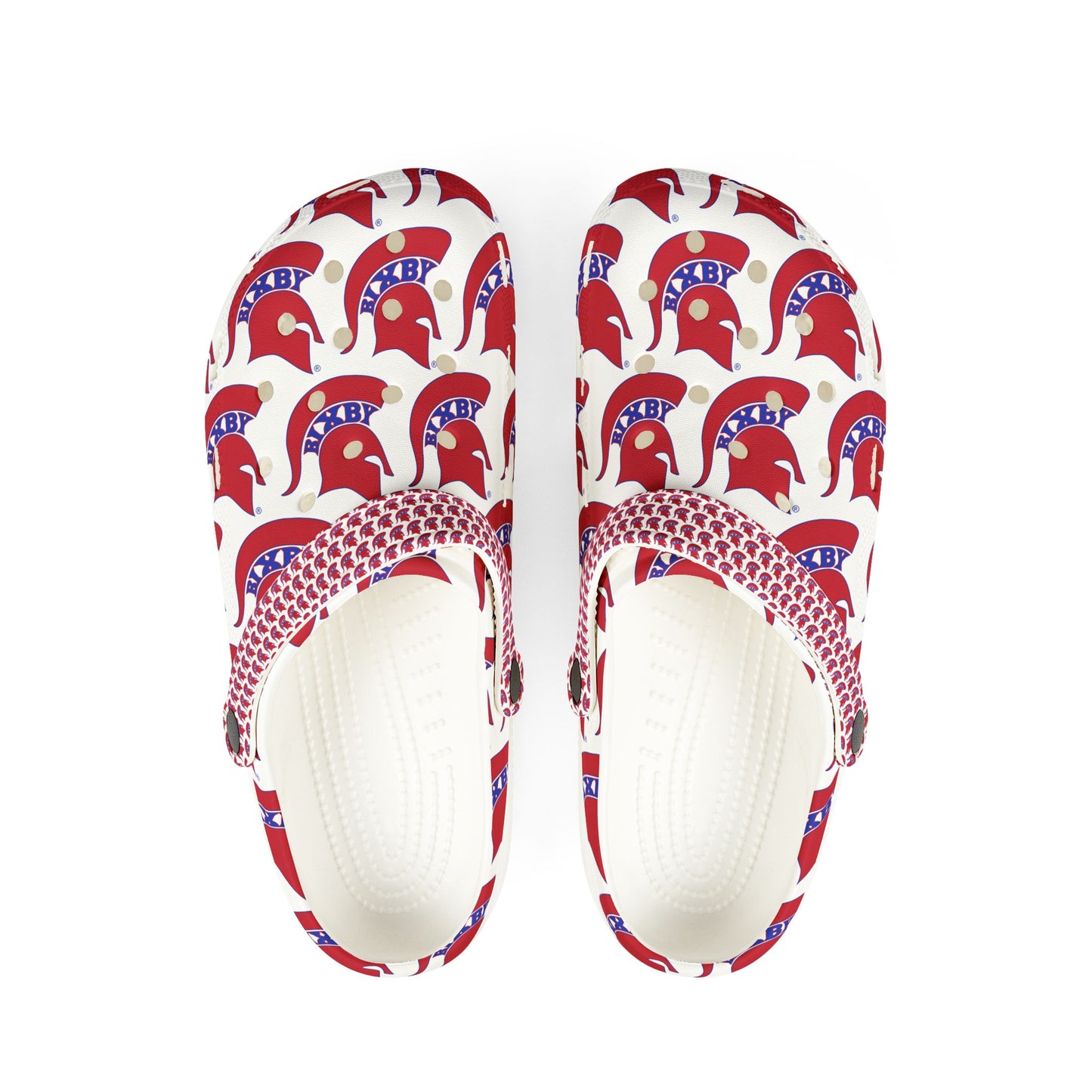 Spartan Red Logo Crocs