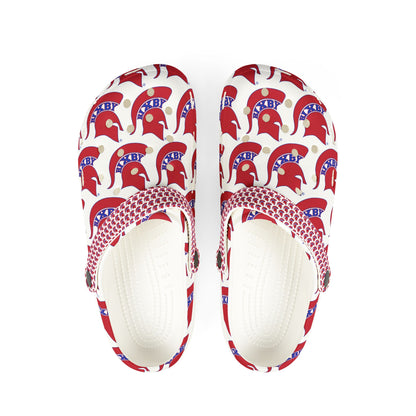 Spartan Red Logo Crocs