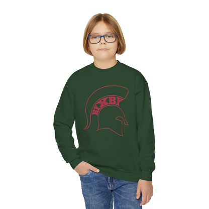 Youth Bixby Spartan Helmet Gildan Sweatshirt