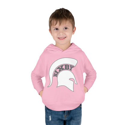 Bixby Spartans White Logo Toddler Rabbit Skins Hoodie