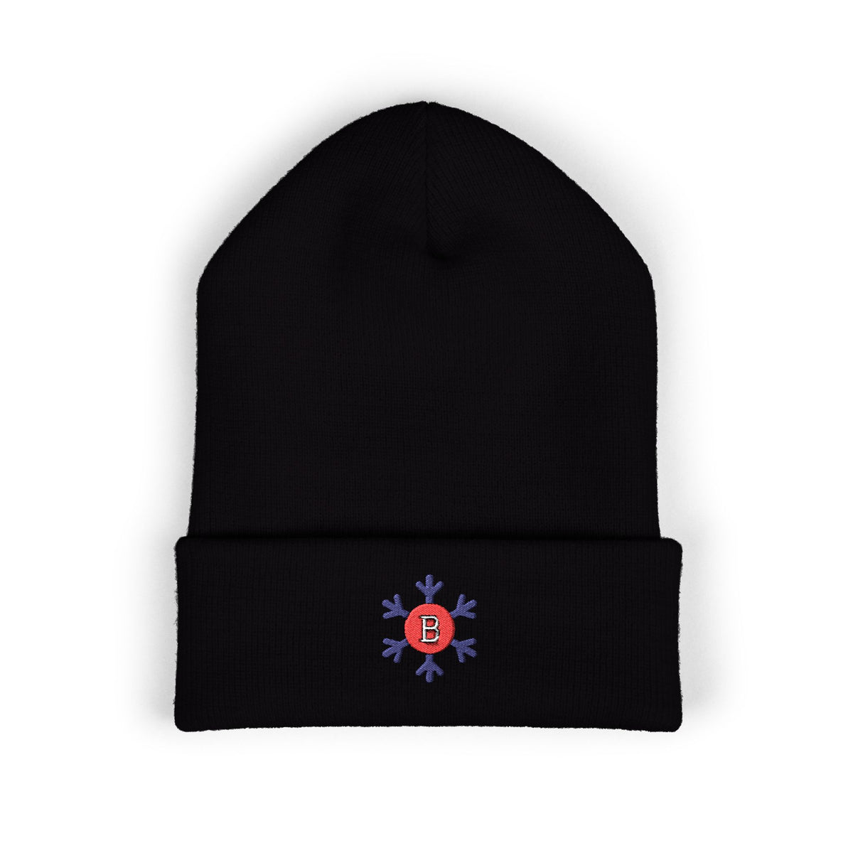Bixby Spartans Snowflake B Embroidered Winter Beanie