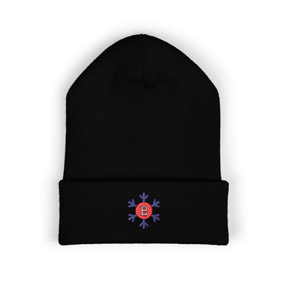 Bixby Spartans Snowflake B Embroidered Winter Beanie