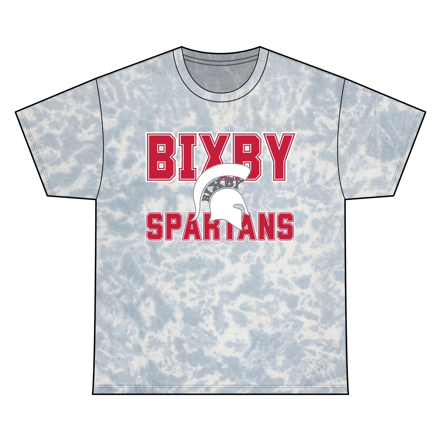 Bixby Spartan Tie-Dye Gildan Tee