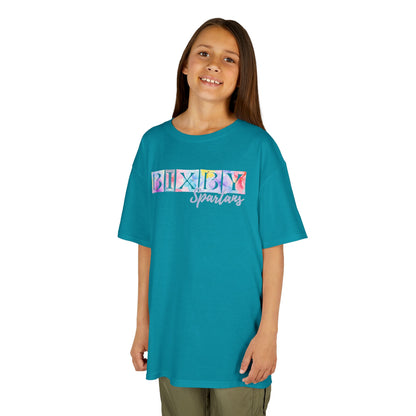 Bixby Spartans Boxy Floral Youth Tee
