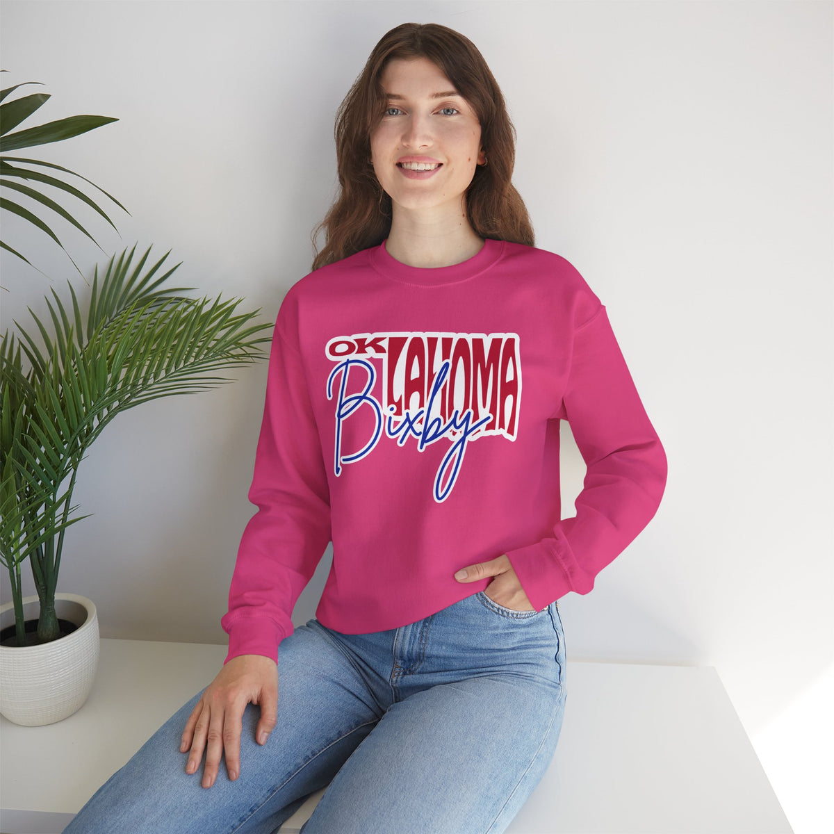 Bixby Spartans Custom City Name Oklahoma Sweatshirt