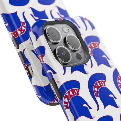 Bixby Spartan Blue Logo Impact Resistant iPhone Case