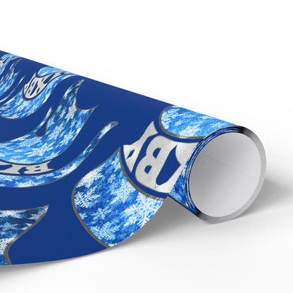 Bixby Spartan Winterfrost Wrapping Paper