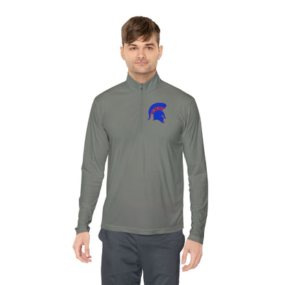 Spartan Blue Logo Sport-Tek Quarter-Zip Pullover