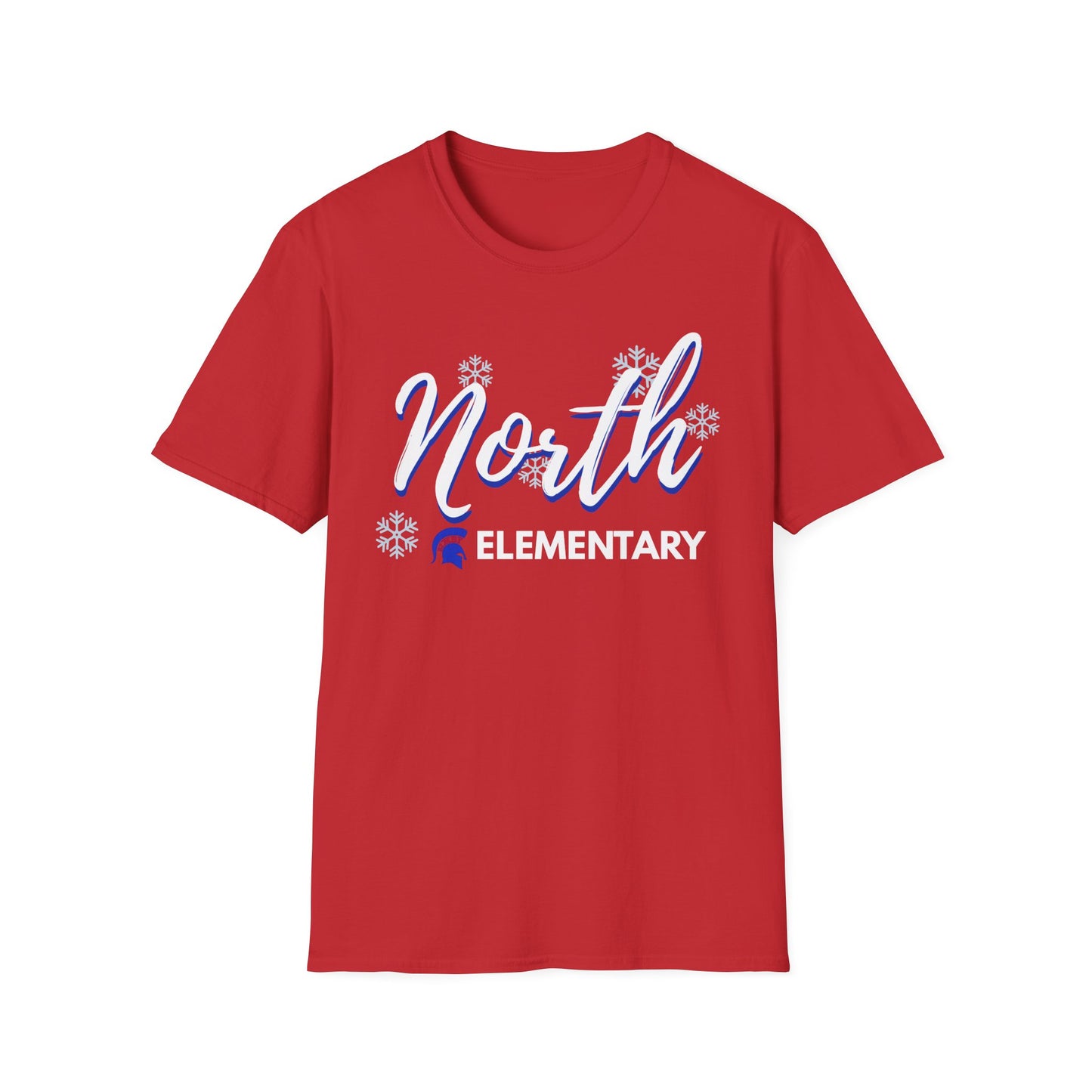 Bixby Spartan North Elementary Snow Day Softstyle Tee