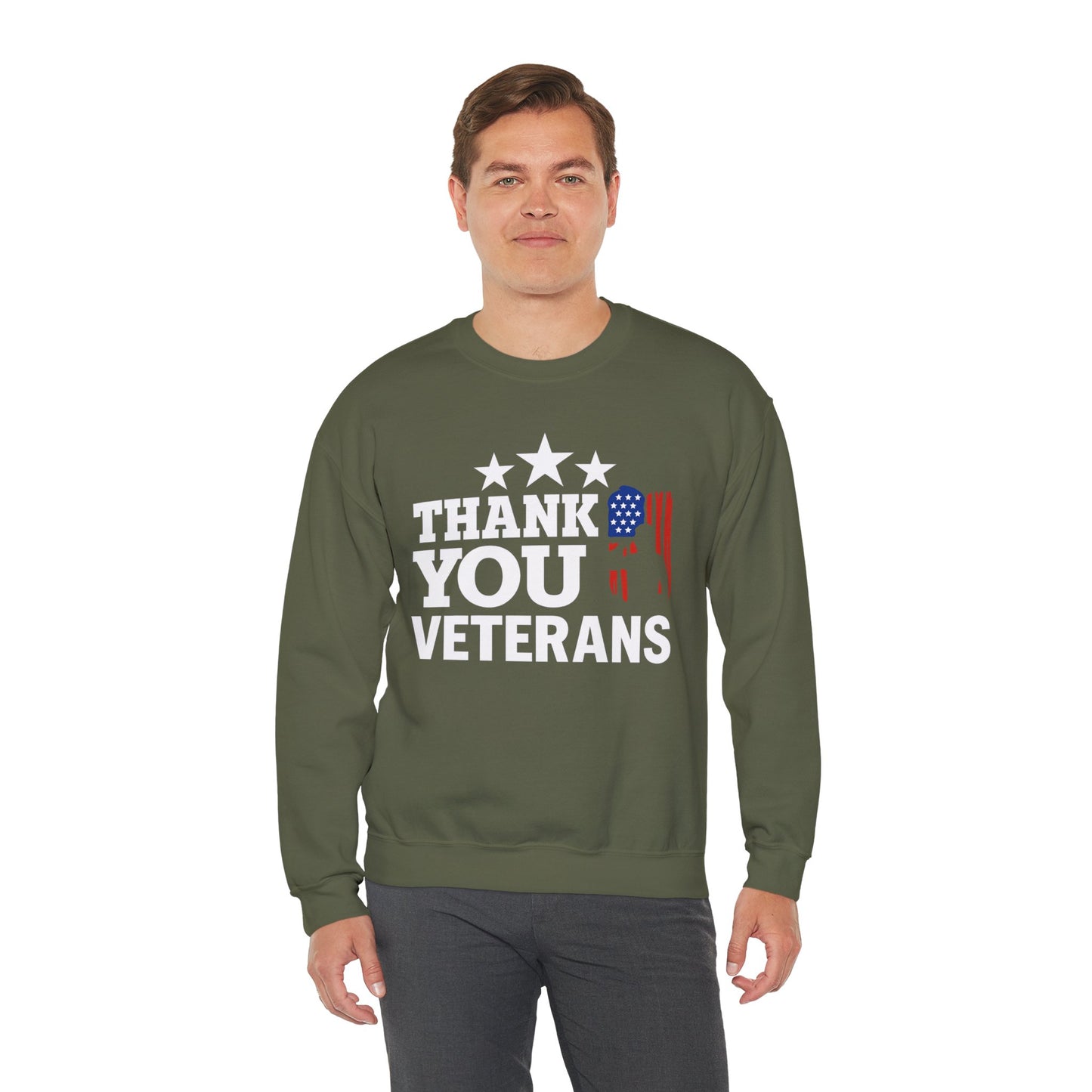 Thank You Veterans Gildan Sweatshirt