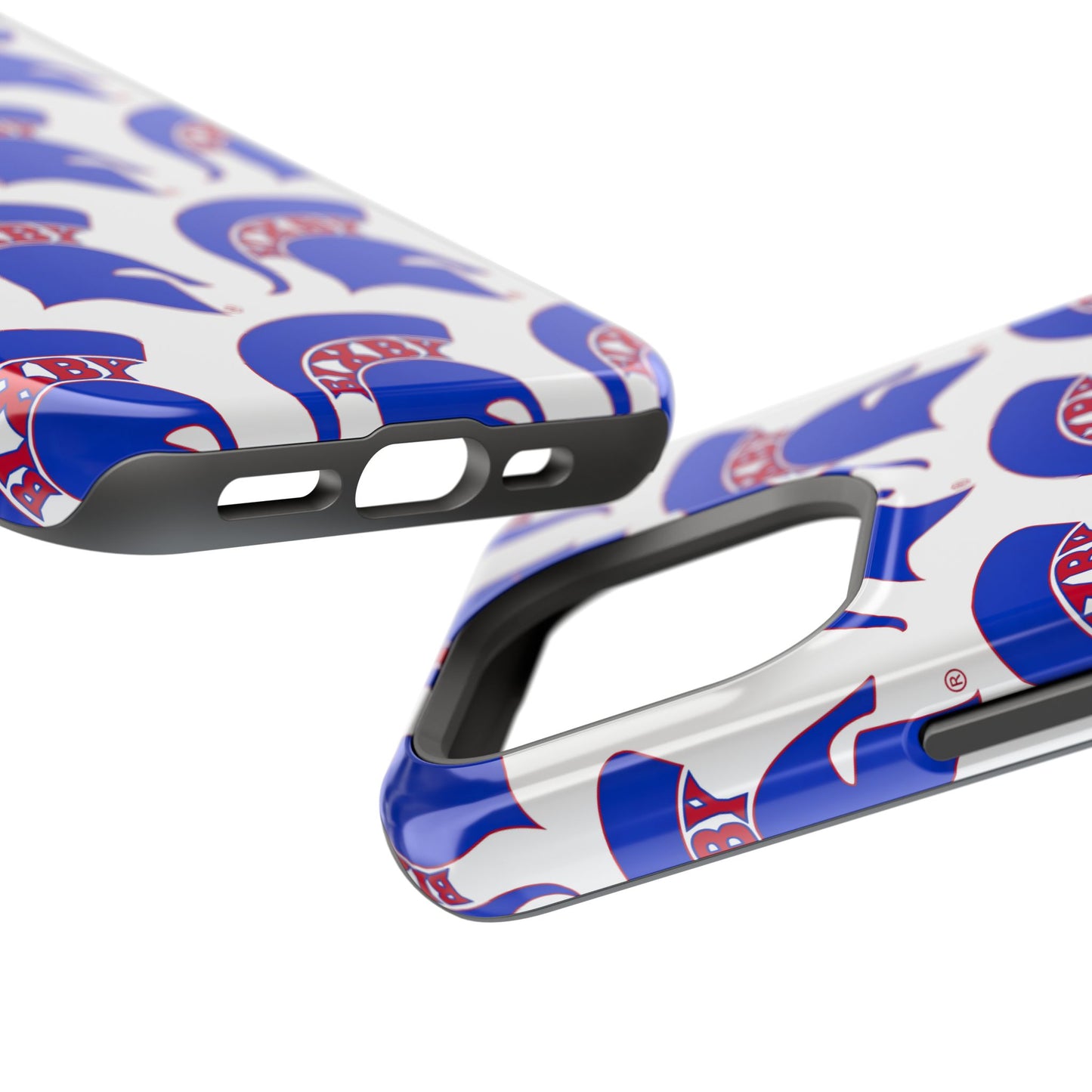 Bixby Spartan Blue Logo Impact Resistant iPhone Case