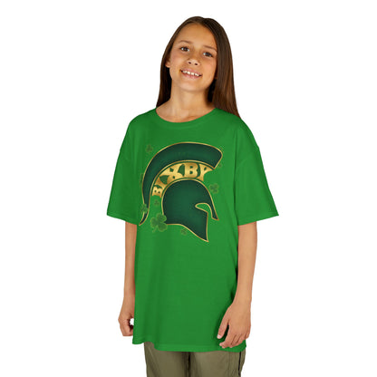 St. Patty's Good Luck Spartan Helmet Youth Tee