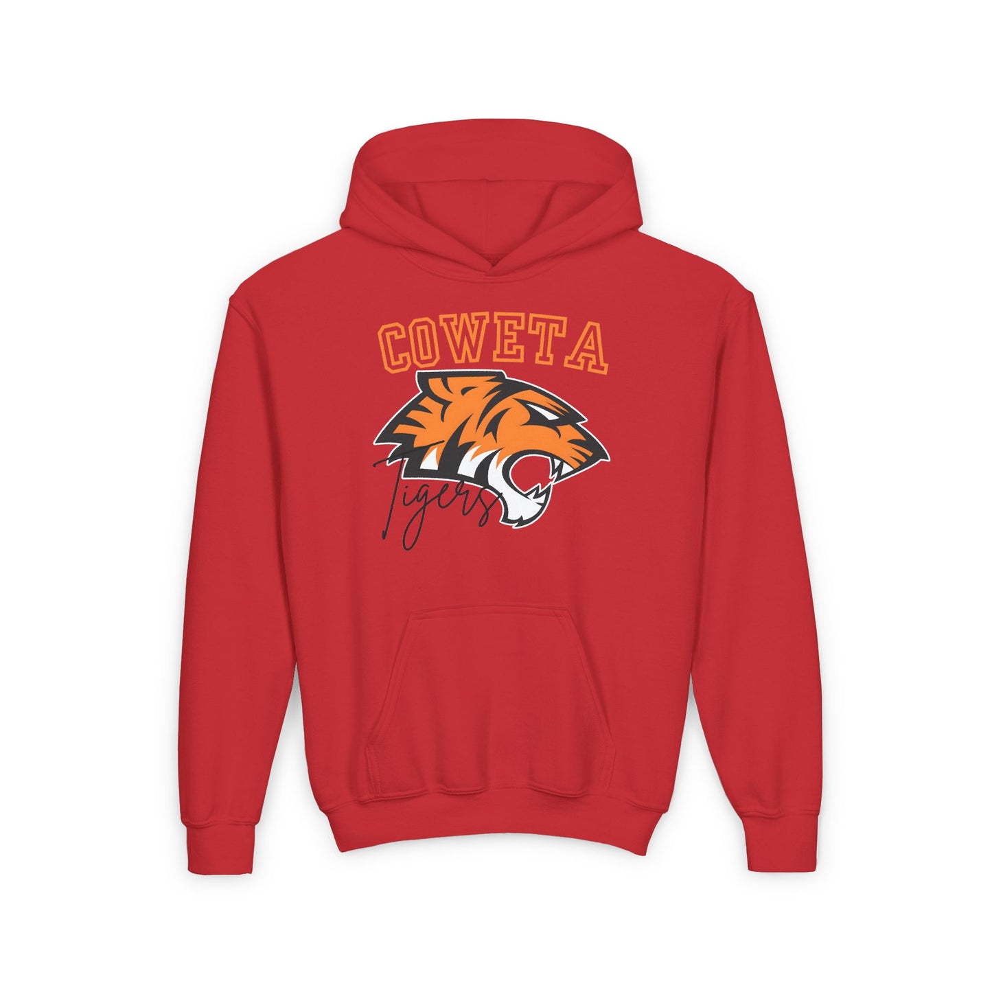 Coweta Tigers Youth Crewneck Gildan Hoodie