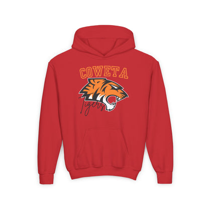 Coweta Tigers Youth Crewneck Gildan Hoodie