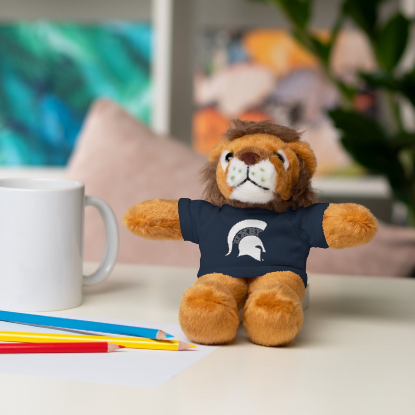 Spartan Stuffed Animal Logo