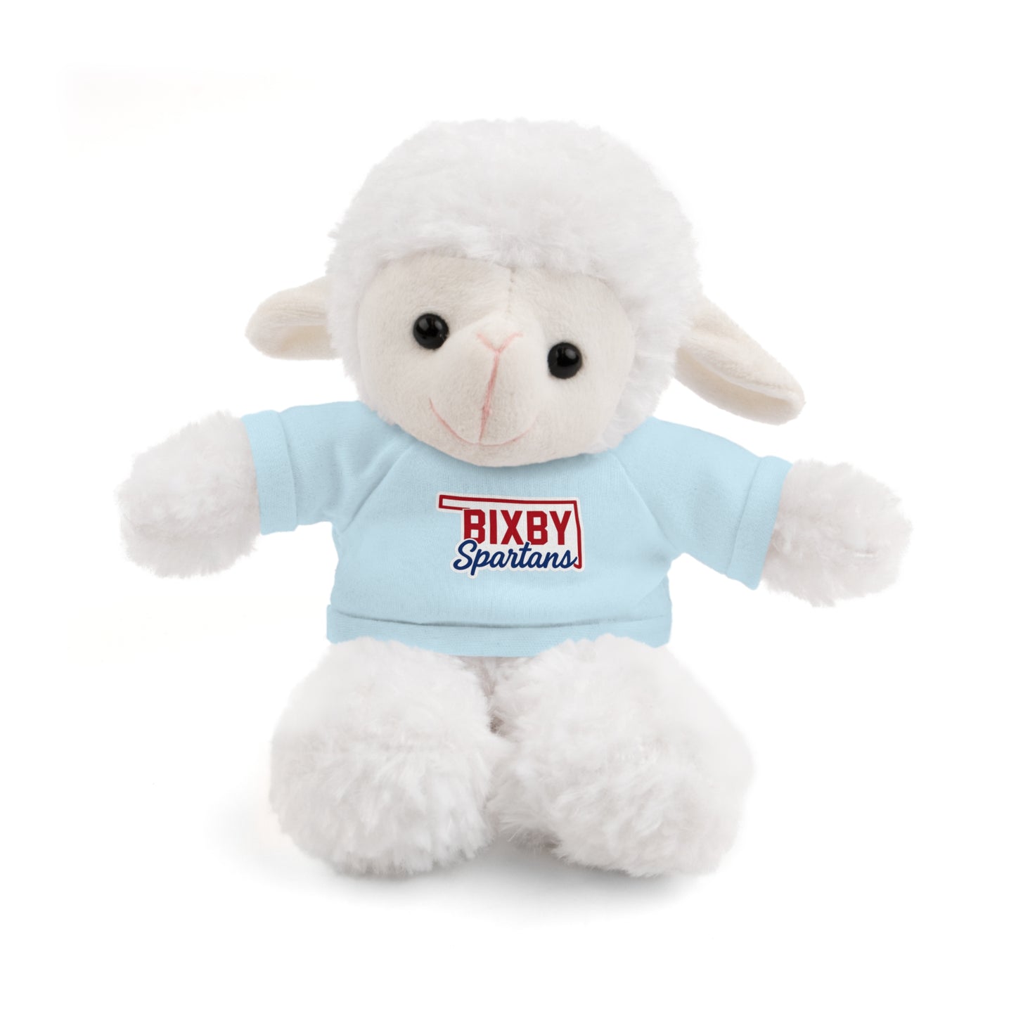 Bixby Oklahoma Spartan Stuffed Animal Logo