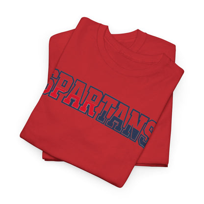 Bixby Spartans Athletic Letter Chest And Left Sleeve Tee