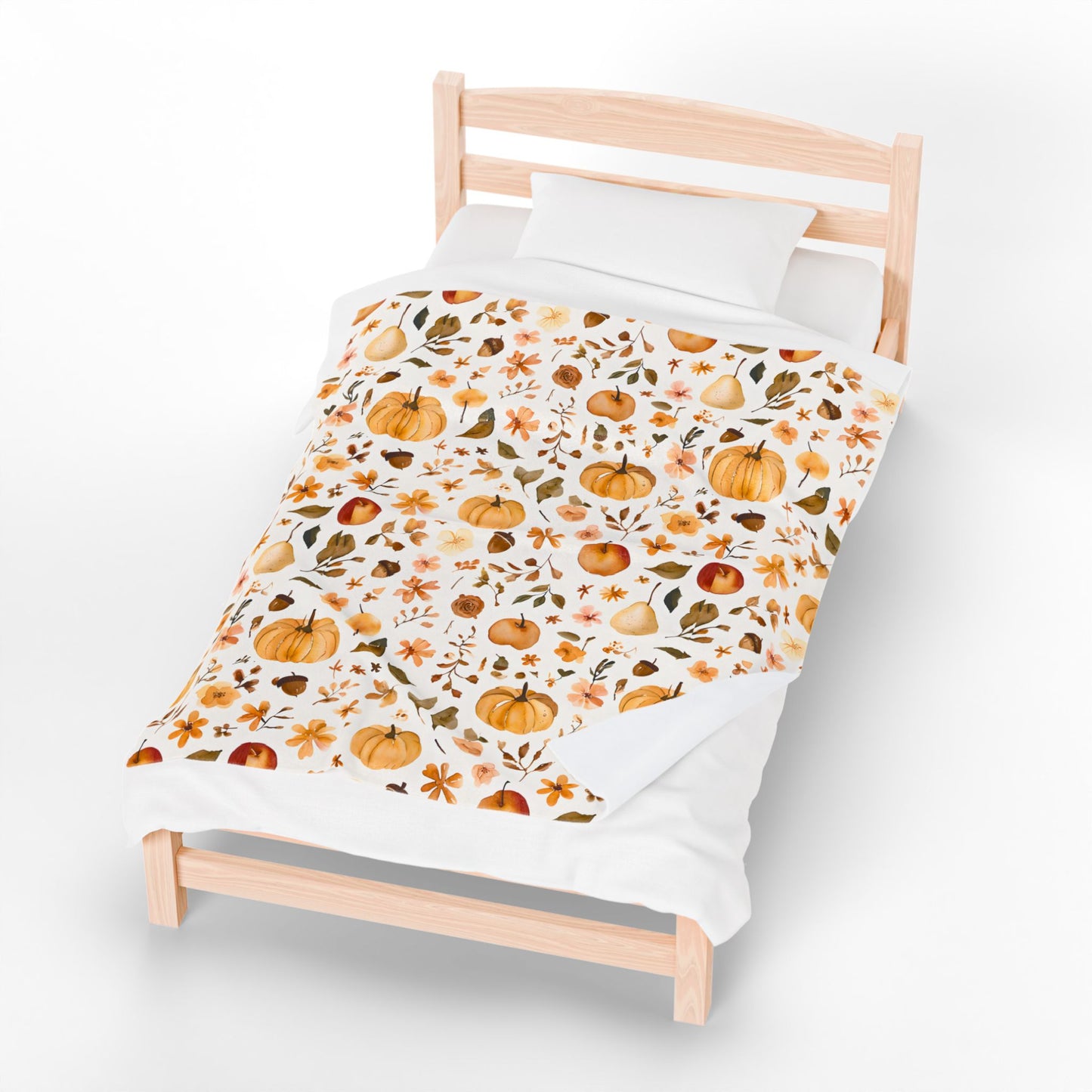 Autumn Vibes Velveteen Plush Blanket