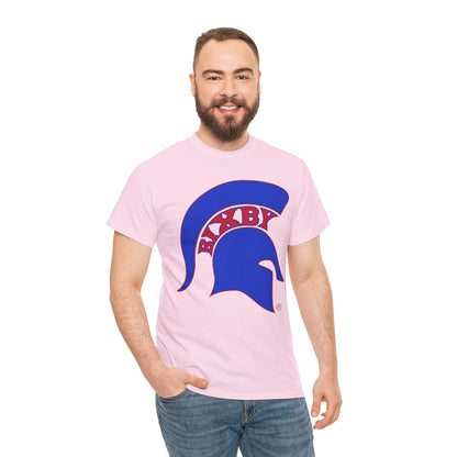 Spartan Blue Logo Gildan Tee