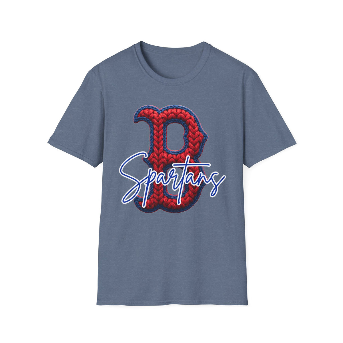 Bixby Spartans Script 'B' Logo Softsyle Tee