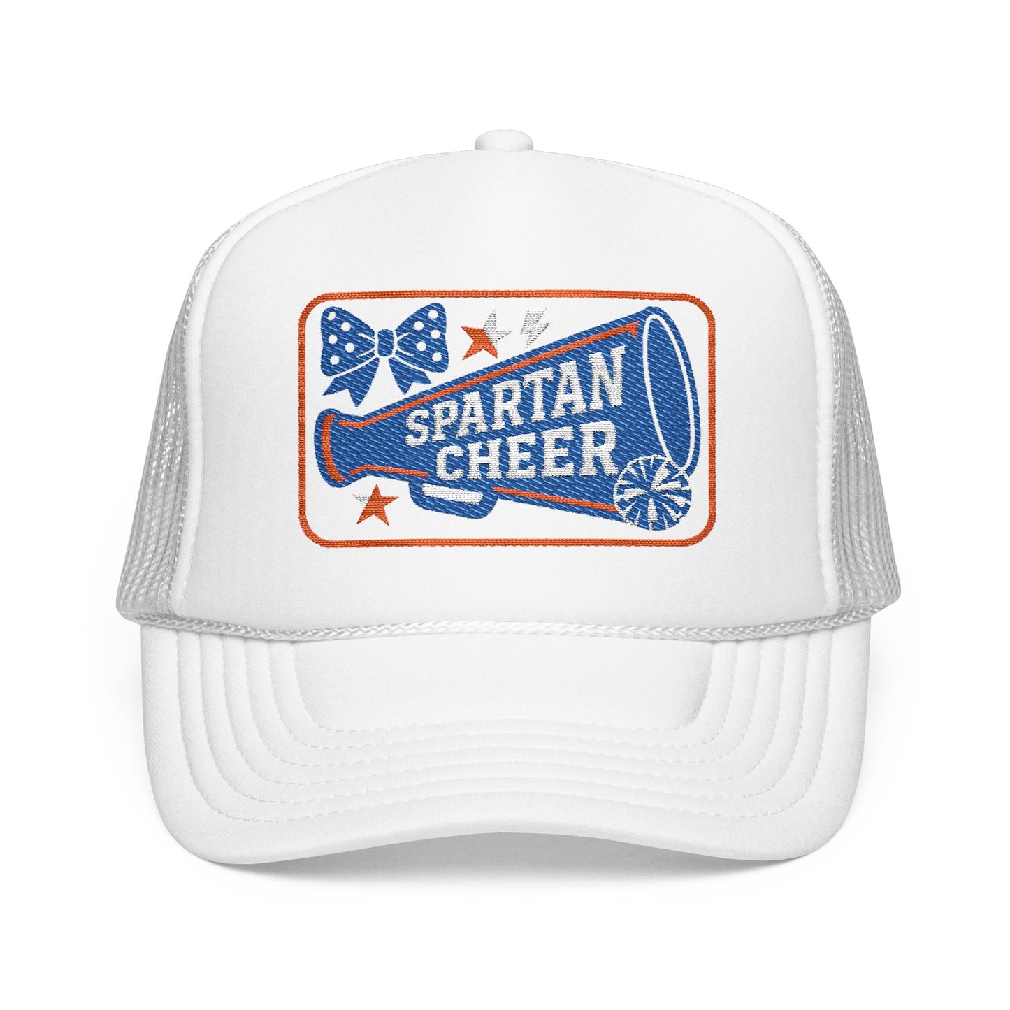 Spartan Cheer Embroidered Foam Trucker Hat