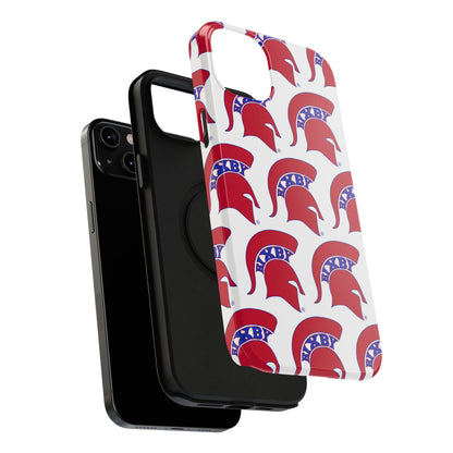 Bixby Spartan Red Logo Impact Resistant iPhone Case
