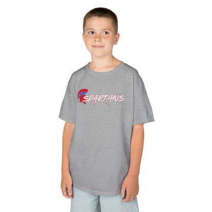 Spartans Red Logo Youth Gildan Tee