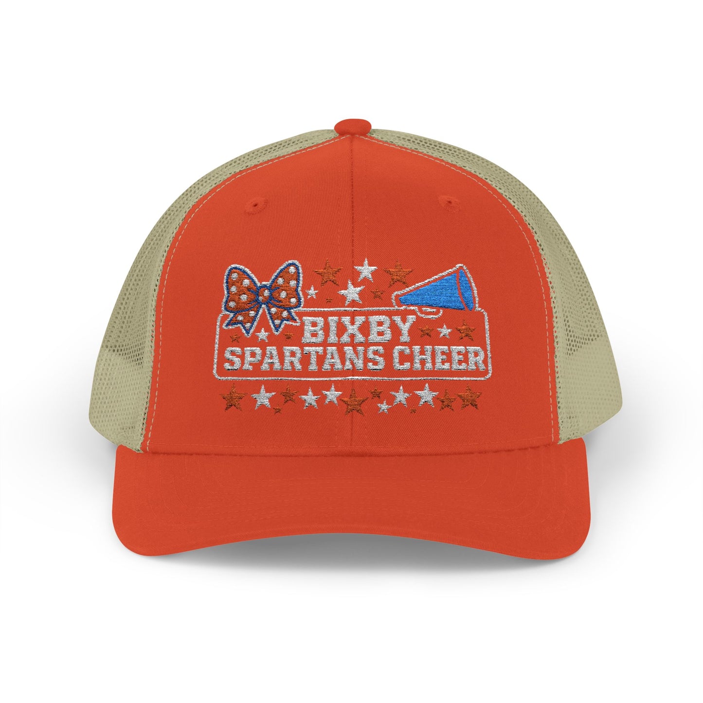 Bixby Spartans Cheer Embroidered Trucker Snapback