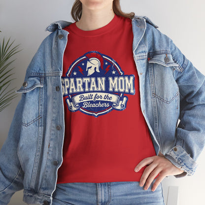 Spartan Mom T-Shirt - Built for the Bleacher, School Spirit Mom Tee
