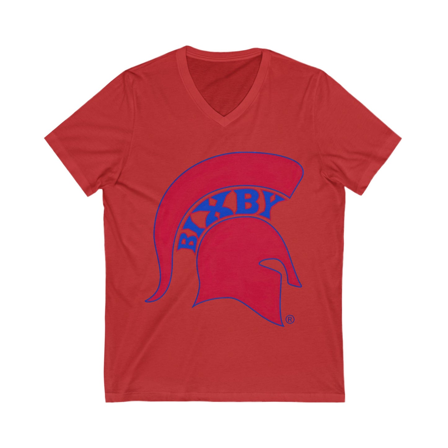 Spartan Red Logo Women's Bella + Canvas V-Neck