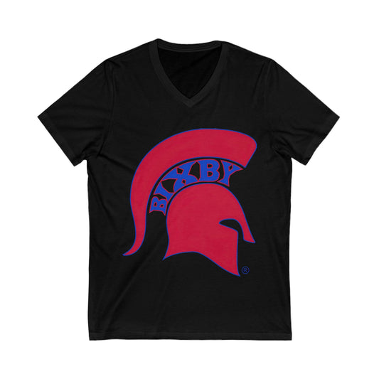 Spartan Red Logo Women's Bella + Canvas V-Neck