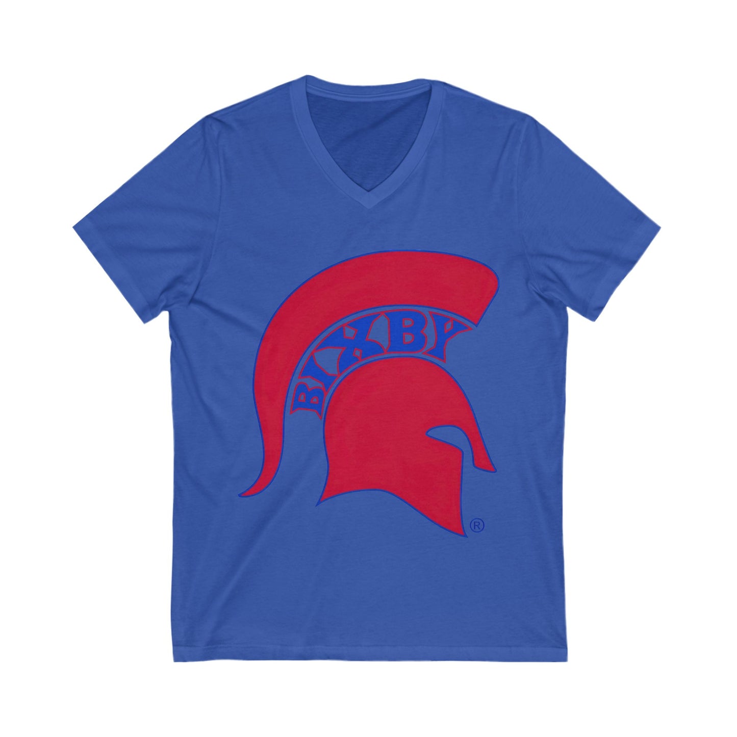 Spartan Red Logo Women's Bella + Canvas V-Neck