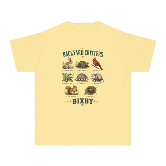 Backyard Critters Youth Tee in Butter