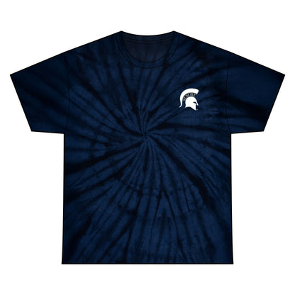 Bixby Spartan Small White Logo Tie-Dye Gildan Tee