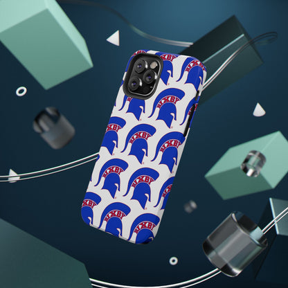 Bixby Spartan Blue Logo Impact Resistant iPhone Case