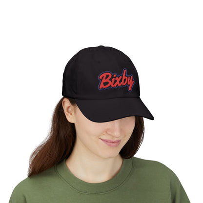 Bixby Spartans Retro Script Embroidered Dad Hat – Classic Adjustable Ball Cap